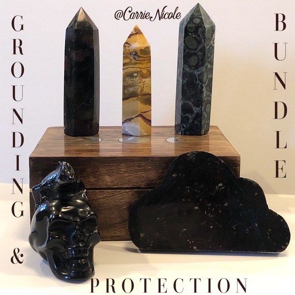 Ophelia Belle Co. Other - GROUNDING & PROTECTION BUNDLE!! 3 TOWERS, 1 CARVING & 1—CLOUD!! HIGH—QUALITY!!
